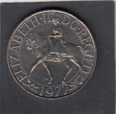 Beschrijving: 25 Pence  S-JUBILEE  HORSE